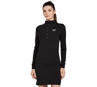 Reebok Damen Kleid Cl Wde Slim Dress, Black, GS1710, Gr. XXS