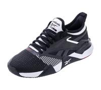 Reebok Damen Nano Court Sneaker, Black/White/Vector RED, 37.5 EU
