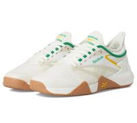 Reebok Damen Nano Court Tennis, Pickleball Shoes for Women Sneaker, Chalk/Alabaster/Upgrade Green, 38.5 EU