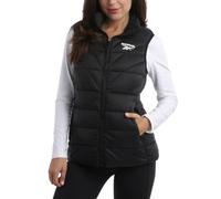 Reebok Damen Puffer Weste Steppweste Isolierte Winterweste Hoher Kragen Ärmellose Jacke für Frauen (S-XL), Schwarz (Jet Black), Medium