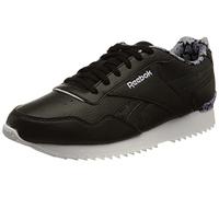 Reebok Damen ROYAL Glide Ripple Clip Sneaker, Core Black Ftwr White Lucid Lilac, 38 EU