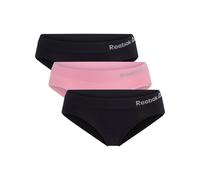 Reebok Damen Slips 3 Stück (schwarz/rosa, S) pink S