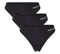 Reebok Damen Sportunterhosen Schwarz 3er Pack Klein
