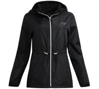 Reebok Damen Windbreaker-Jacke - Wasserabweisende Polarfleece-Windbreaker-Jacke für Damen mit Kapuze und Taillen-Knebeln, Schwarz (Black Ink), M