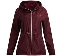 Reebok Damen Windbreaker-Jacke - Wasserabweisende Polarfleece-Windbreaker-Jacke für Damen mit Kapuze und Taillen-Knebeln, Kastanienbraun, S