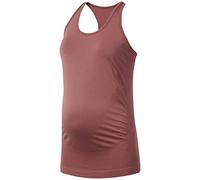Reebok Damen Y Seamless Maternity Tank ärmelloses T-Shirt, Rosa (Rose Dust), XXS