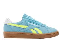 Reebok - Women's Club C Grounds Uk - Sneaker, Gr. 40.5, weiß (DigitalBlue/SolarAcidYellow/Gum)