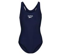 Reebok Einteiliger Badeanzug Adelia Damen in Marineblau | Badeanzug für Damen mit Racerback-Riemen für Halt und Komfort | Freizeit- oder Sport-Badeanzug