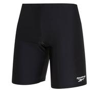 Reebok Ensley Herren Badeshorts | Tech Knit Performance Herren Badeshorts mit Gummizug in der Taille und Innenfutter | Athletischer Stil | Lange Badehose für Training und Komfort, Schwarz, XL