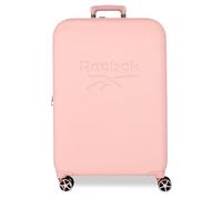 Reebok Franklin Kabinenkoffer-Set, aus ABS, einem robusten und leichten Material, TSA-Verschluss, Vier multidirektionale Doppelrollen von Joumma Bags, Nude, 48x70x28 cm, Mittelgroßer Koffer