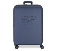 Reebok Franklin Kabinenkoffer-Set, aus ABS, einem robusten und leichten Material, TSA-Verschluss, Vier multidirektionale Doppelrollen von Joumma Bags, blau, Mittelgroßer Koffer