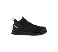 Reebok - Fusion S3 SRC ESD 47 Sicherheitsschuhe aus schwarzem Leder mit hoher Taille