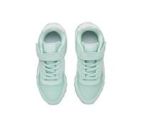 Sneaker REEBOK CLASSIC "REEBOK GLIDE LOW ELASTIC & TOP STRAP", Kinder, Gr. 33, glitchaqua, glitchaqua, weiß, Leder, Synthetik, Textil, Schuhe Sneaker (92136454-33) glitchaqua, glitchaqua, weiß