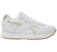 Sneaker REEBOK CLASSIC "REEBOK GLIDE RIPPLE DOUBLE", Gr. 41, weiß, sand, flint grau metallic, Synthetik, Textil, sportlich, Schuhe (65353009-41) weiß, sand, flint grau metallic