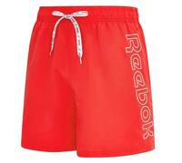Badeshorts REEBOK "Abbott", Herren, Gr. S, N-Gr, sport rot, Microfaser, Obermaterial: 100% Polyester, Badehosen Badeshorts, mit Tunnelzug und seitlichen Taschen (33130822-S) sport rot