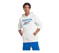 Reebok Herren Big Stacked Logo Sweatshirt, Weiß, XS EU