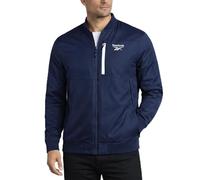 Reebok Herren-Bomberjacke - Isolierte Windjacke mit Reißverschluss für Herren - lässig, Golf, Fitnessstudio und Wandern, leichte Herren-Jacken, Vector Navy, L