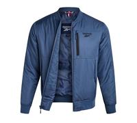 Reebok Herren-Bomberjacke - leichte Ripstop-isolierte Windjacke für Herren - lässige Jacke mit Reißverschluss und Taschen, Mineral, blau, XL