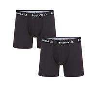 Reebok Herren Boxershorts, 2 Stück (Schwarz, L (52/54)) schwarz L (52/54)