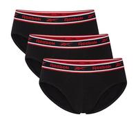 RBK8241 Reebok Herren Slip Unterhose - Chase (3er Pack) Black M
