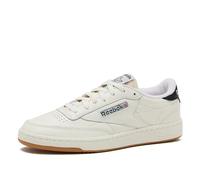 Reebok Herren Club C 85 Sneaker, Kreide/Schwarz/Gummi, 16.5 Women/15 Men