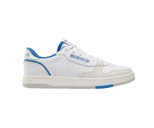 Reebok - Herren/Damen Unisex Sneaker "Phase Court", Wildleder (Weiß/Blau) EU 38,5 / UK 5,5