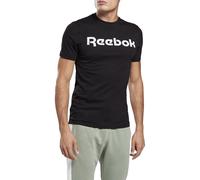 Reebok Herren Gs Linear Read Tee, Black/White, GJ0136, Gr. S