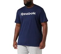 Reebok Herren Gs Reebok Linear Read Tee, Vecnav/White, GN5378, Gr. XL