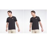Reebok Herren Identity Classics T-Shirt (Packung mit 2)