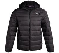 Reebok Herren Jacke - Leichter Steppmantel mit Kapuze - Warme Isolierte Winterjacke für Männer (S-4X), Dunkelgrau, S