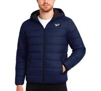 Reebok Herren Jacke - Leichter Steppmantel mit Kapuze - Warme Isolierte Winterjacke für Männer (S-4X), Solid Vector Navy, XL
