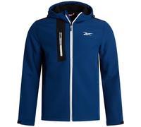 Reebok Herren-Jacke, wasserabweisend, mit Reißverschluss, Sherpa-Fleece gefüttert, leichte Softshelljacke, Winterjacken für Herren, Blau (Batik Blue), S