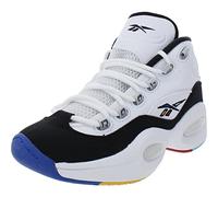 Reebok Herren Question Mid Sport Logo Basketballschuhe Weiß 9,5 Medium (D)