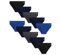 Reebok Herren Low-Rise Slips – 10er Pack, ultraweich, Stretch, schnell trocknend, X-Large
