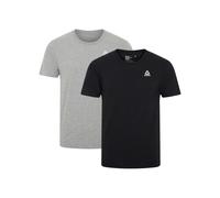 Reebok Herren T-Shirt, 2 Stück (Grau, S)