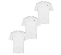 Reebok, Herren-T-Shirts mit Rundhalsausschnitt, Mehrfachpackung, Basic, Baumwollmischung, kurzärmlige T-Shirts mit klassischem Logo in Weiß - 3er-Packung