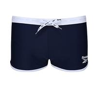 Reebok Herren Trunks in Navy Badeslip Low Rise Shorts, blau, L/XL