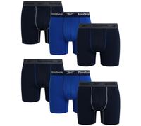 Reebok Herren Unterwäsche - Active Performance Boxer Brief (6er Pack), Größe L, Maritime BlueSurf The WebMaritime Blue