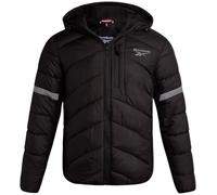 Reebok Herren-Winterjacke - schwerer, gesteppter Puffer-Parka-Mantel - wetterbeständige Skijacke für Herren (Größe M-XXL), Schwarz (Black Ink), L