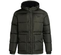 Reebok Herren-Winterjacke - schwerer, isolierter Herren-Wintermantel - windwasserabweisend, gesteppte Pufferjacken für Herren, Oliv/Blatt für mich (Leaf It to Me), S