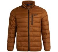 Reebok Herren-Winterjacke, winddicht, wasserabweisend, gesteppt, leicht, isoliert, Pufferjacke für Herren, Holz, M