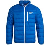 Reebok Herren-Winterjacke, winddicht, wasserabweisend, gesteppt, leicht, isoliert, Pufferjacke für Herren, Vector Blue, M