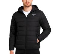 Reebok Herrenjacke - verstaubarer gesteppter Puffermantel - wetterbeständige, leichte Oberbekleidung Windbreaker-Mantel für Männer (M-XXL), Schwarz, XX-Large