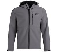 Reebok Herrenjacke, wetterbeständig, mit Fleece gefüttert, Softshell-Jacke, leichter Freizeitmantel für Herren (Größe M-XXL), Fog, L