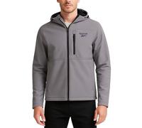 Reebok Herrenjacke, wetterbeständig, mit Fleece gefüttert, Softshell-Jacke, leichter Freizeitmantel für Herren (Größe M-XXL), Fog, L