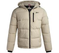 Reebok Herrenjacke - wetterbeständige Winterjacken für Herren, gesteppt, warm, Pufferjacke mit Kapuze und Taschen, Stuck, S