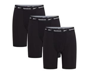 Reebok Hogan Trunks Herren 3er Pack | Atmungsaktive Unterwäsche mit Stretchbund | Bequeme Boxershorts für Alltag und Training | Sportliche Passform für hohen