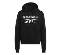 Reebok IDENTITY Fleece-Kapuzenpullover mit großem Logo, für Damen, Schwarz