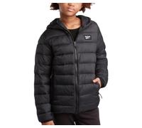 Reebok Jungen Wintermantel - leichte, isolierte Pufferjacke - wind- und wasserabweisende gesteppte Winterjacke mit Kapuze für Jungen, Schwarz, 10-12
