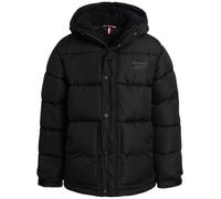 Reebok Jungen Wintermantel - Schwerer gesteppter Puffer Schneeparka - wetterbeständige Skijacke für Jungen (8-20), Premium Schwarz, 8